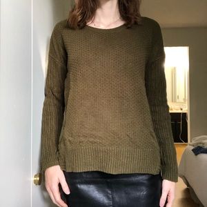 Olive Green Madewell Knit Sweater